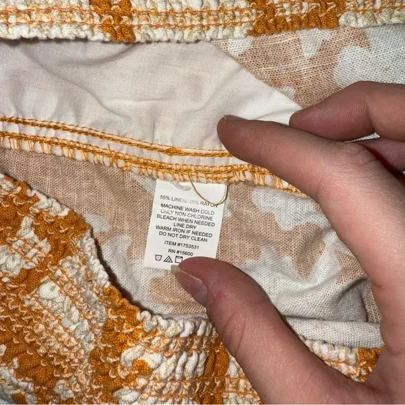 NWOT Briggs Pull-on Linen Blend Shorts - Picture 6 of 8